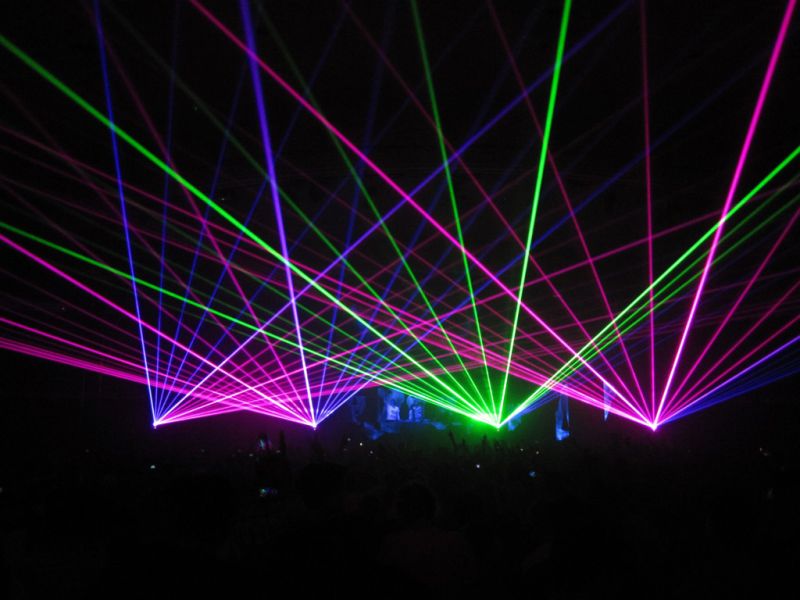 laser multicolore